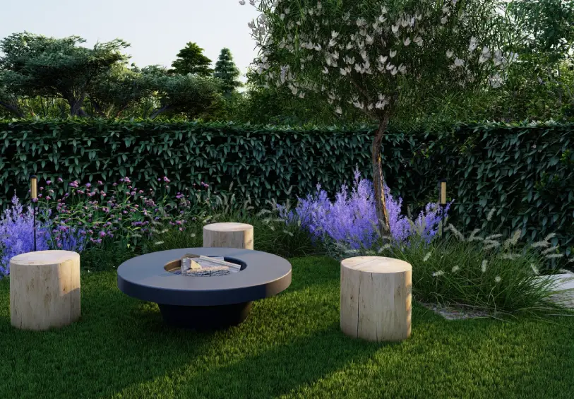 architecte paysagiste Grenoble St Ismier Crolles jardin piscine