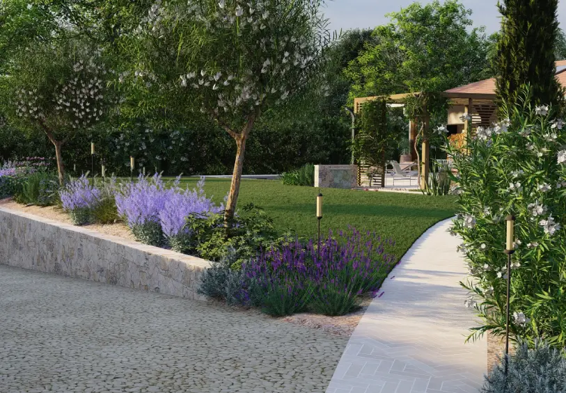 architecte paysagiste Grenoble St Ismier Crolles jardin piscine