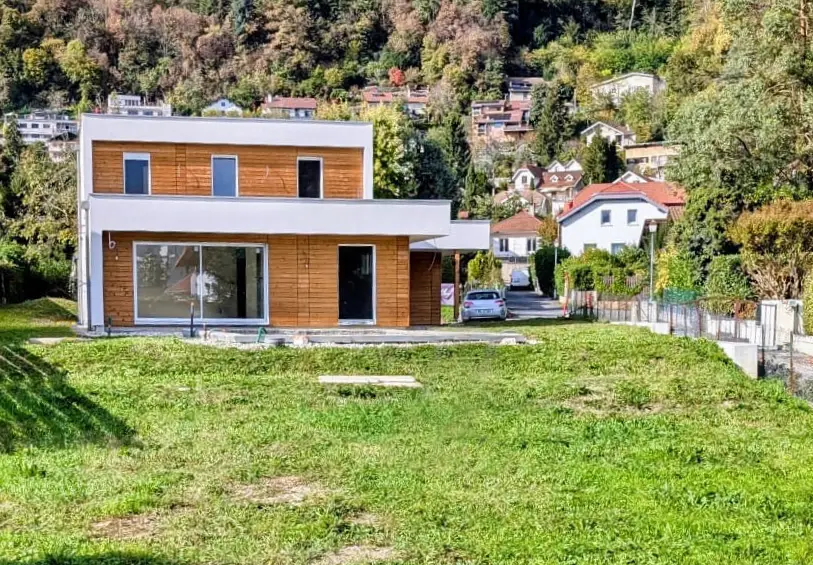 jardin contemporain piscine poolhouse